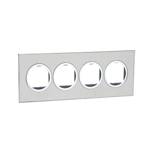 Legrand Arteor 8M Woven Metal Cover Plate With Frame, 5763 97